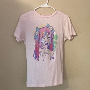 anime girl tee shirt
